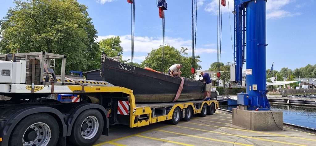 Trasporto eccezionale per Girteka: la barca a vela storica Kurėnas SüD.1