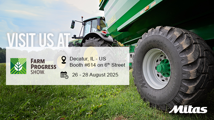 Mitas presenta al Farm Progress Show il nuovissimo Agriterra ULTRA