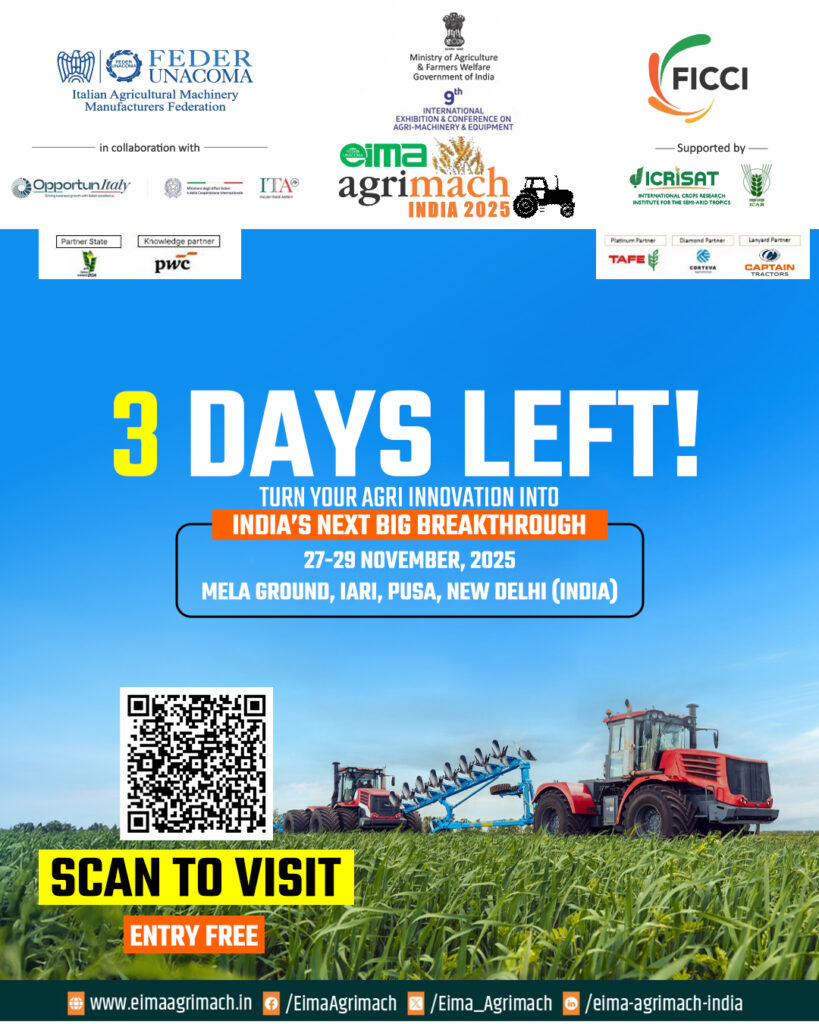 Cooperazione italo-india, il ruolo strategico di EIMA Agrimach