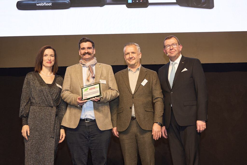 Webfleet festeggia i premi europei vinti per l&#8217;innovazione e la gestione sostenibile delle flotte