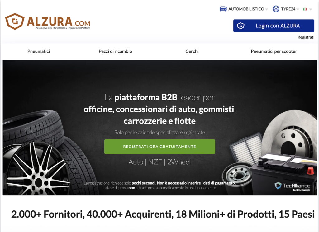 Maggiore sicurezza, nuovo design e gestione multi-utente: Alzura introduce il login OAuth sul marketplace B2B