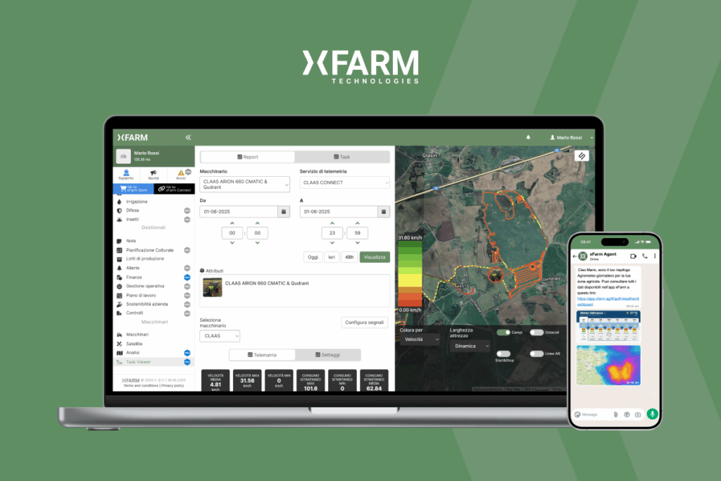 Arriva xFarm Agent: il nuovo strumento AI al servizio degli agricoltori