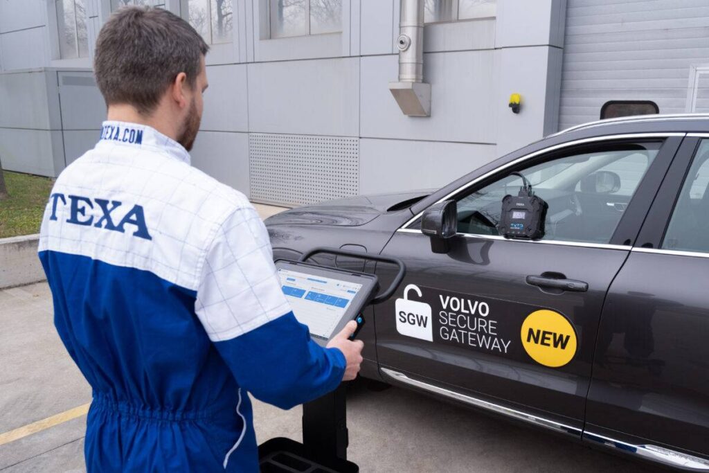 Diagnosi Texa dei veicoli protetti da secure gateway: anche Volvo è tra i marchi disponibili