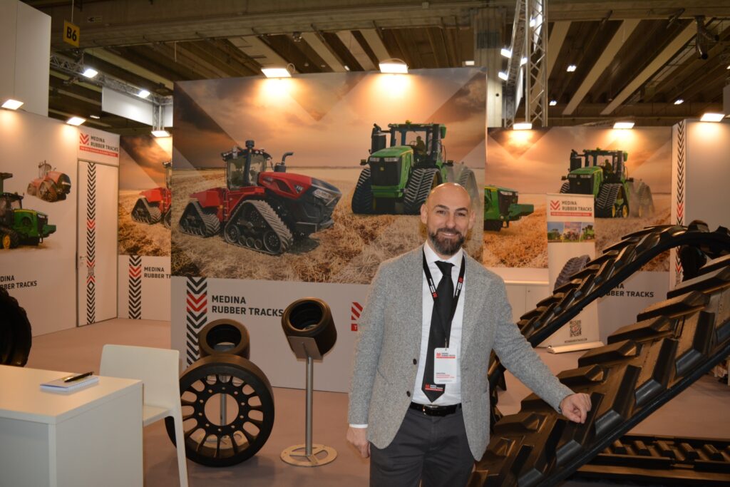 Medina debutta in Italia: cingoli nuovi e ricostruiti “Made in Europe”