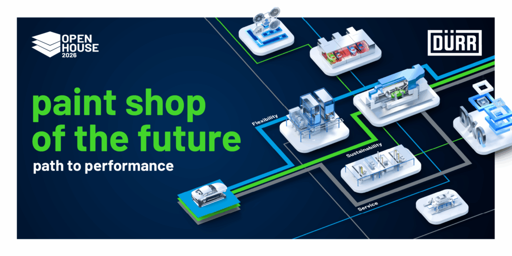 Open House 2026: Dürr presenta tecnologie all’avanguardia per il processo di verniciatura