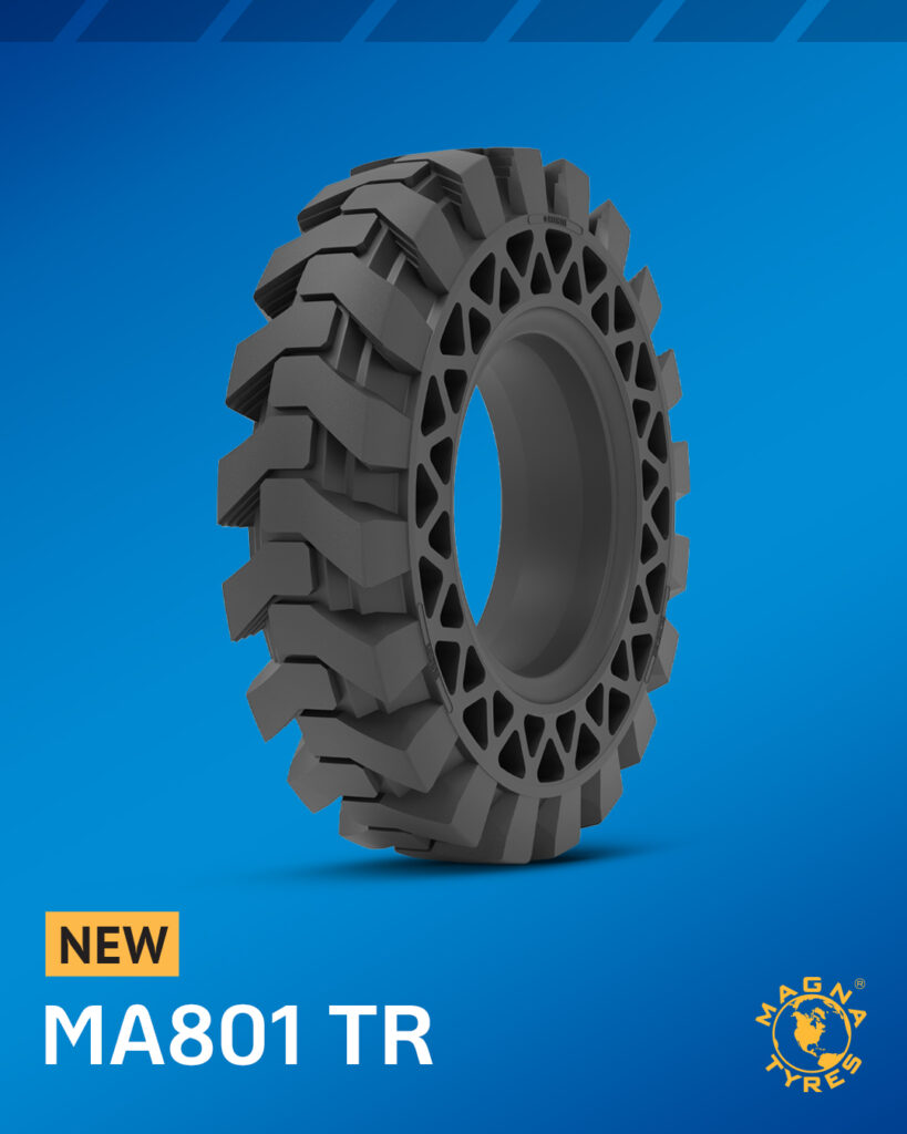 Magna Tyres lancia il nuovo pneumatico pieno MA801TR