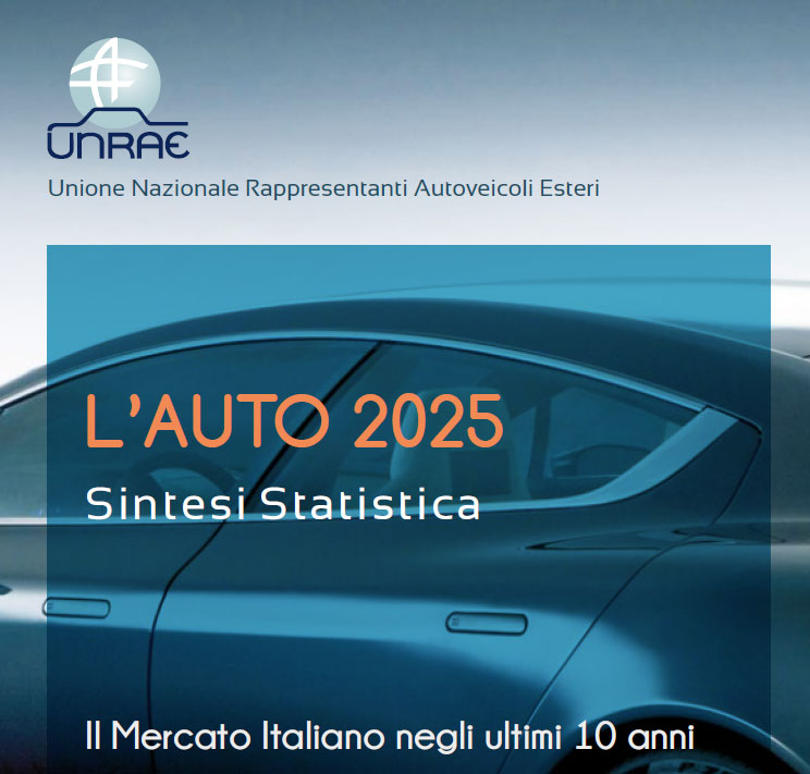 Il 2025 dell’automotive: diffusa la 29ª sintesi statistica Unrae