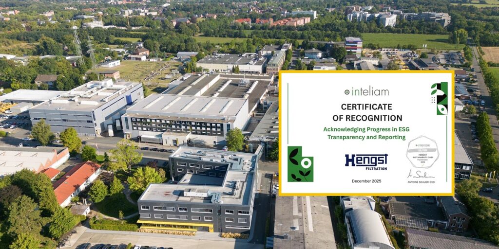 Hengst Filtration riceve la Supplier Sustainability Card da Inteliam