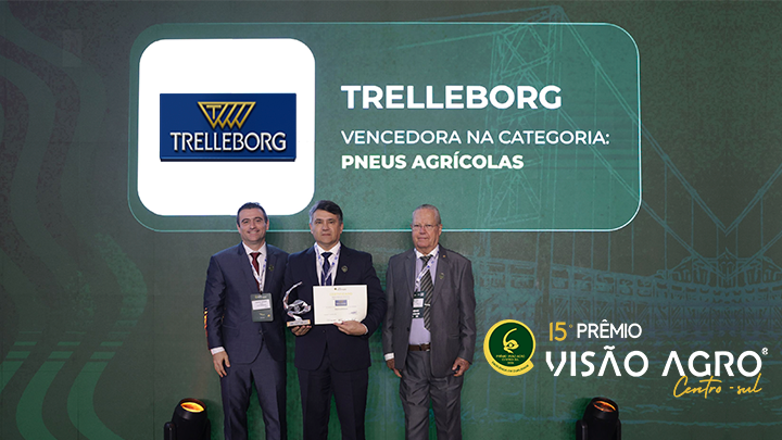 Trelleborg, i migliori pneumatici agricoli  ai 15° Visão Agro Centro-Sul Awards