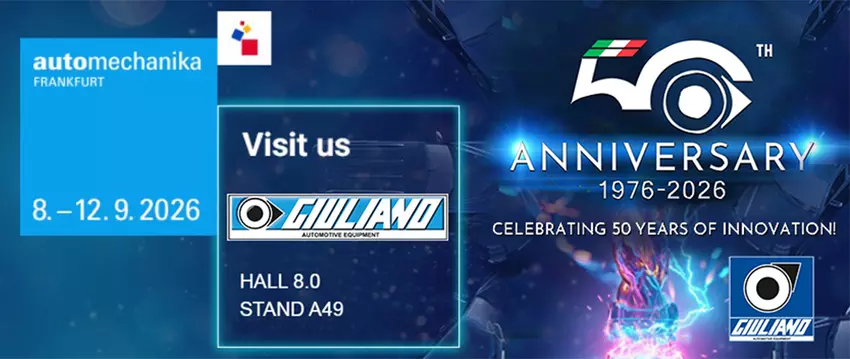 Giuliano Automotive celebra 50 anni ad Automechanika Frankfurt 2026