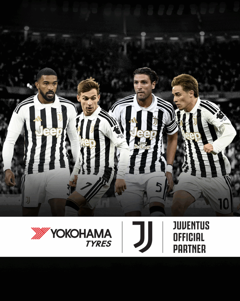 Yokohama diventa Juventus Official Partner sponsor nexen chi marchi gomme pneumatici Peter Silverstone calcio football club