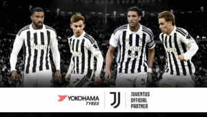 Yokohama diventa Juventus Official Partner sponsor nexen chi marchi gomme pneumatici Peter Silverstone calcio football club