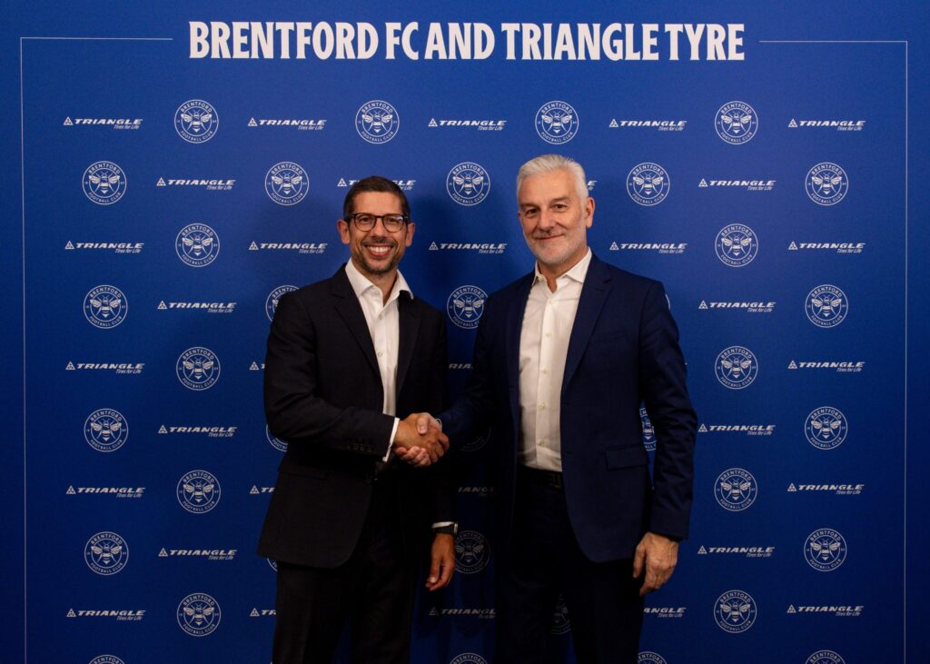 Brentford FC sceglie Triangle Tyre come primo Official Tyre Partner