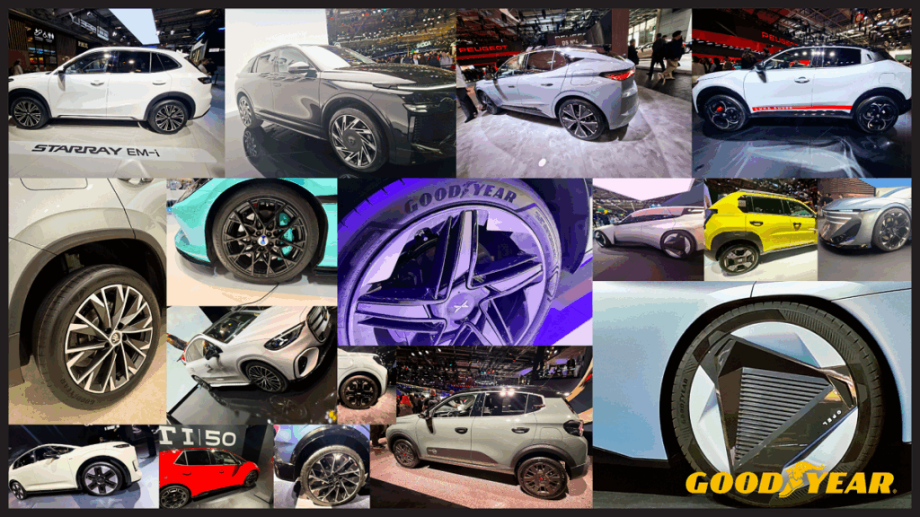 Goodyear protagonista al Salone di Parigi 2026 tra concept car visionarie e modelli di serie