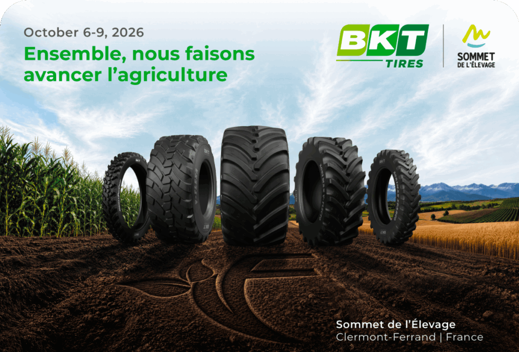 BKT è Major Partner dell’Agora du Machinisme al Sommet de l’Élevage: un appuntamento all’insegna del futuro della meccanizzazione agricola